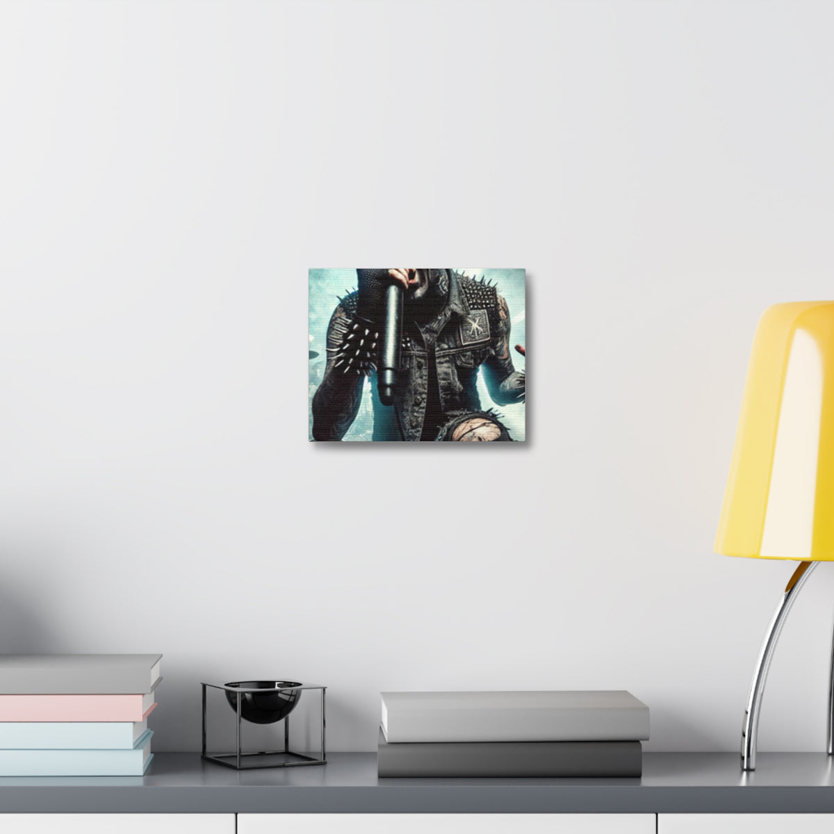 Punk Rock Vocalist Stage Energy Music Room Canvas Art