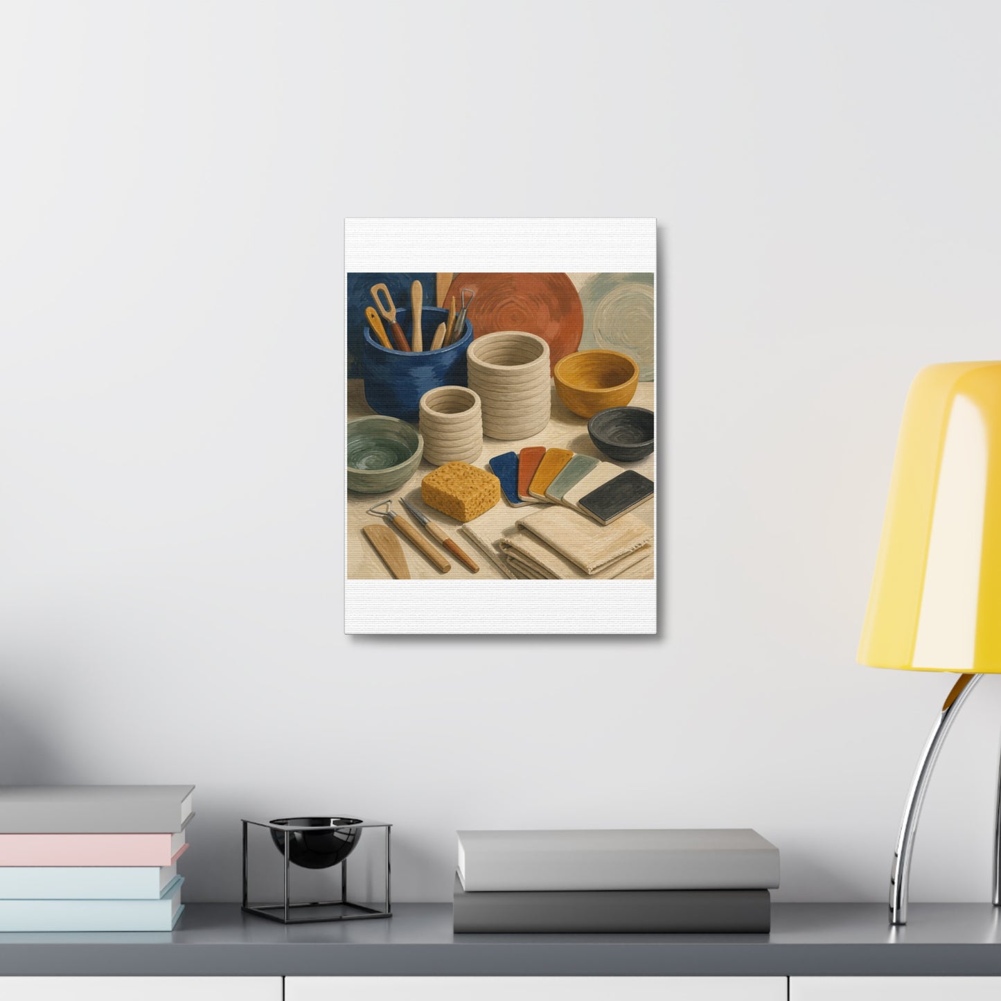 Handbuilt Ceramics Studio Art Canvas Art
