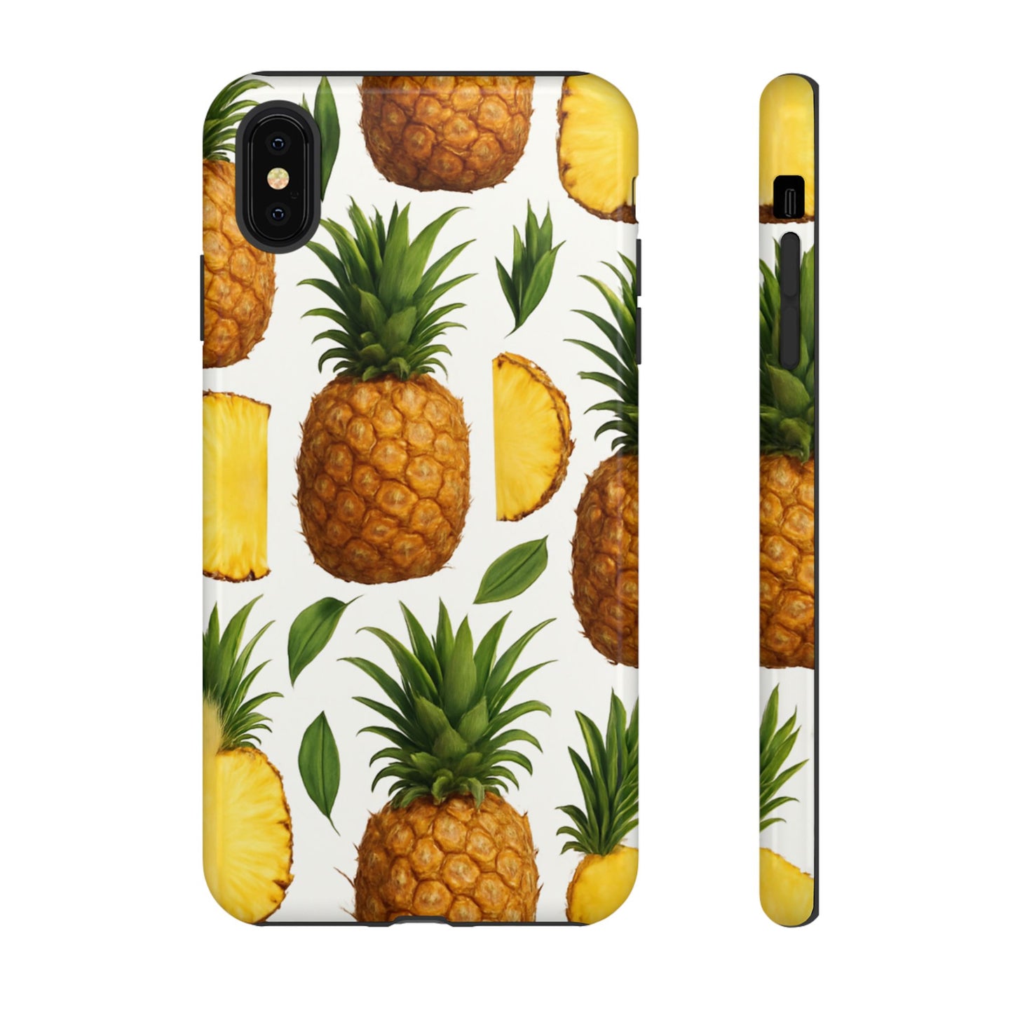 Pineapple Phone Case - Tough Cases, Tropical Phone Cover, Summer Vibe Accessories, Cute Pineapple Design, Fun Gift for Fruit Lovers