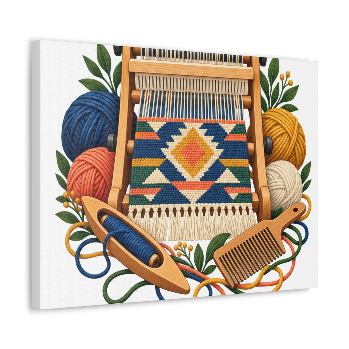 Geometric Hand Weaving Workshop Canvas