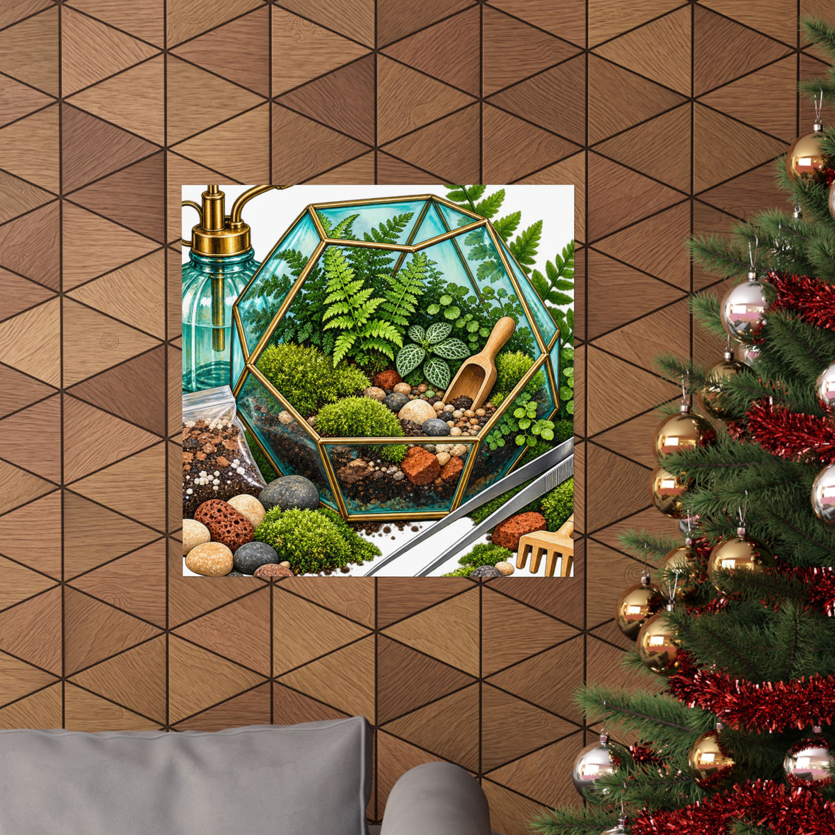 Fern Terrarium Building Workshop Poster