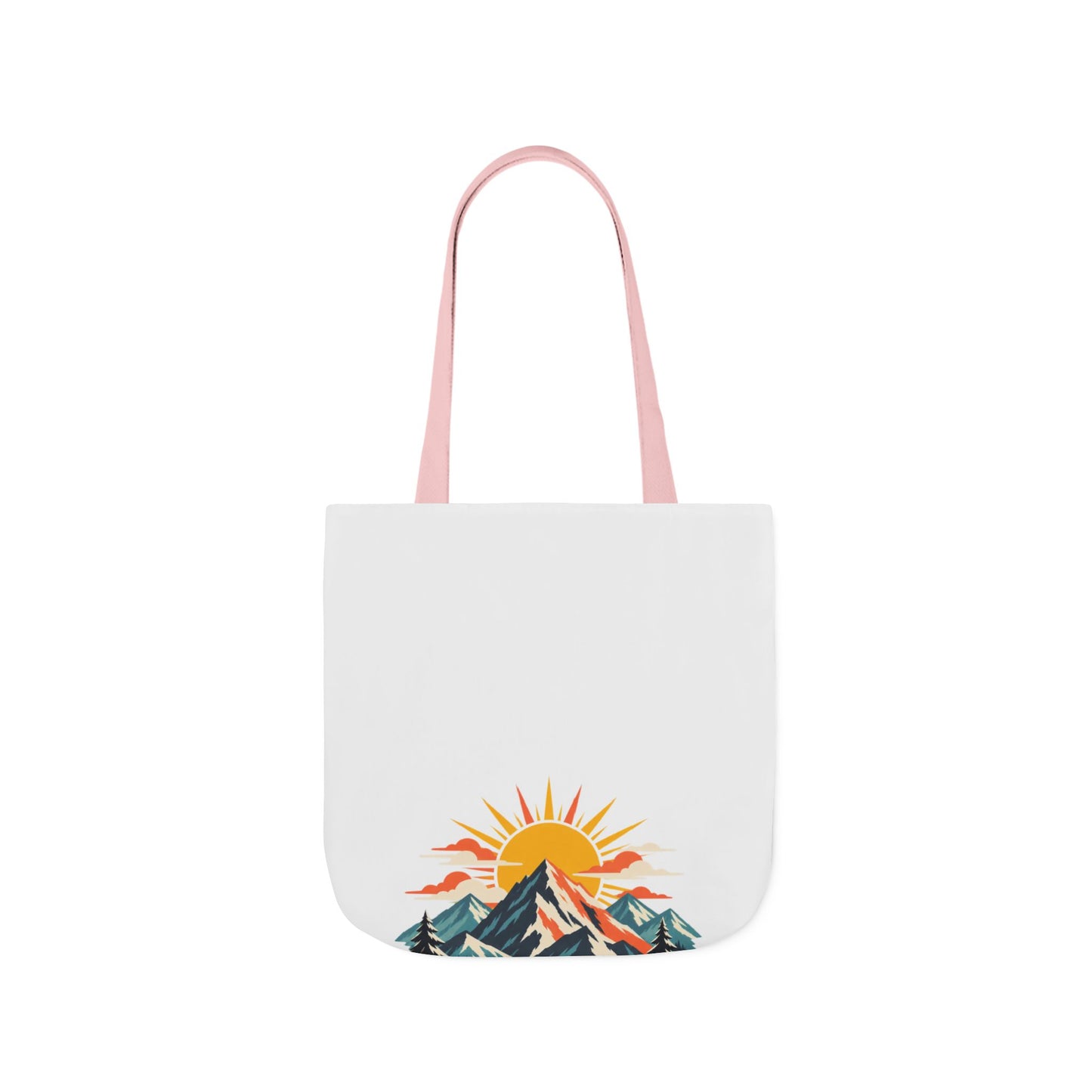 Alpine Sunrise River Mountain Adventure Tote Bag