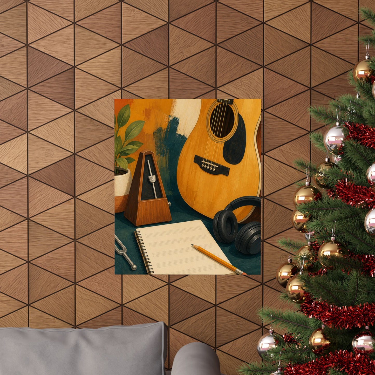 Warm Music Practice Hobby Poster