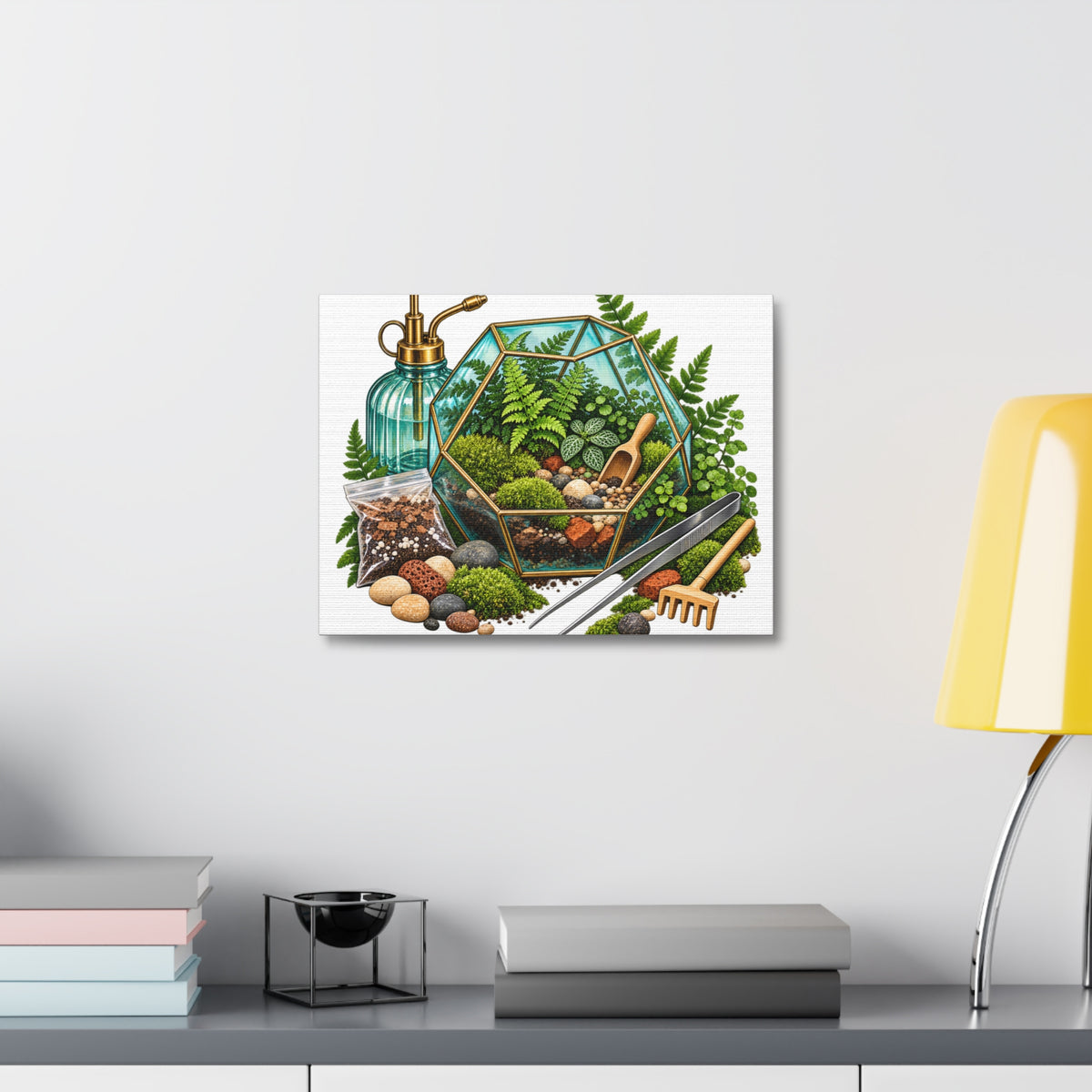 Fern Terrarium Building Workshop Canvas