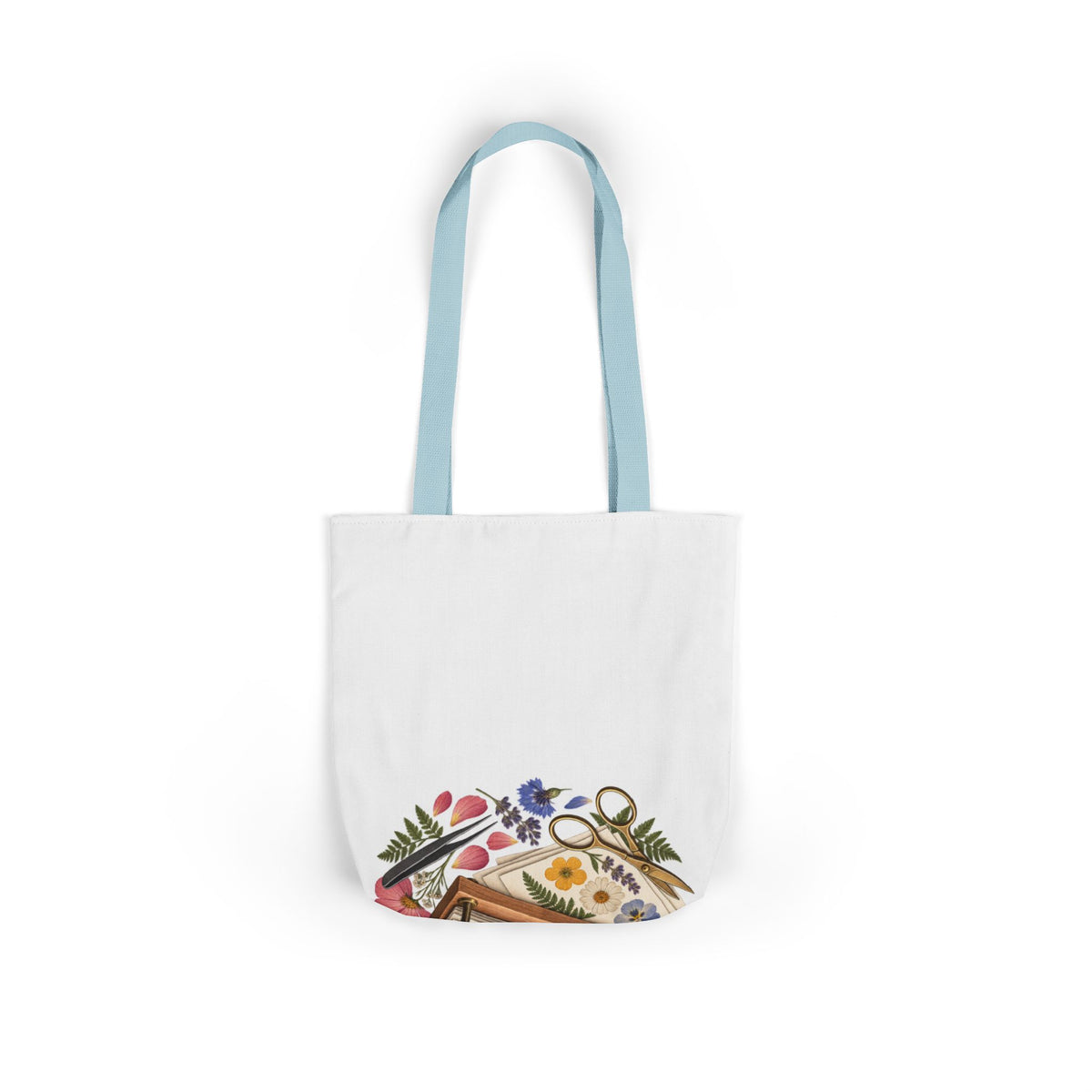 Botanical Flower Press Workshop Tote Bag