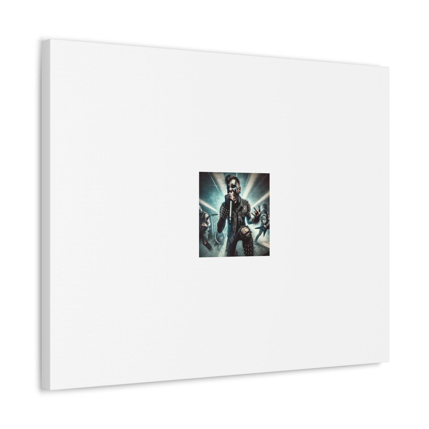 Punk Rock Vocalist Stage Energy Music Room Canvas Art