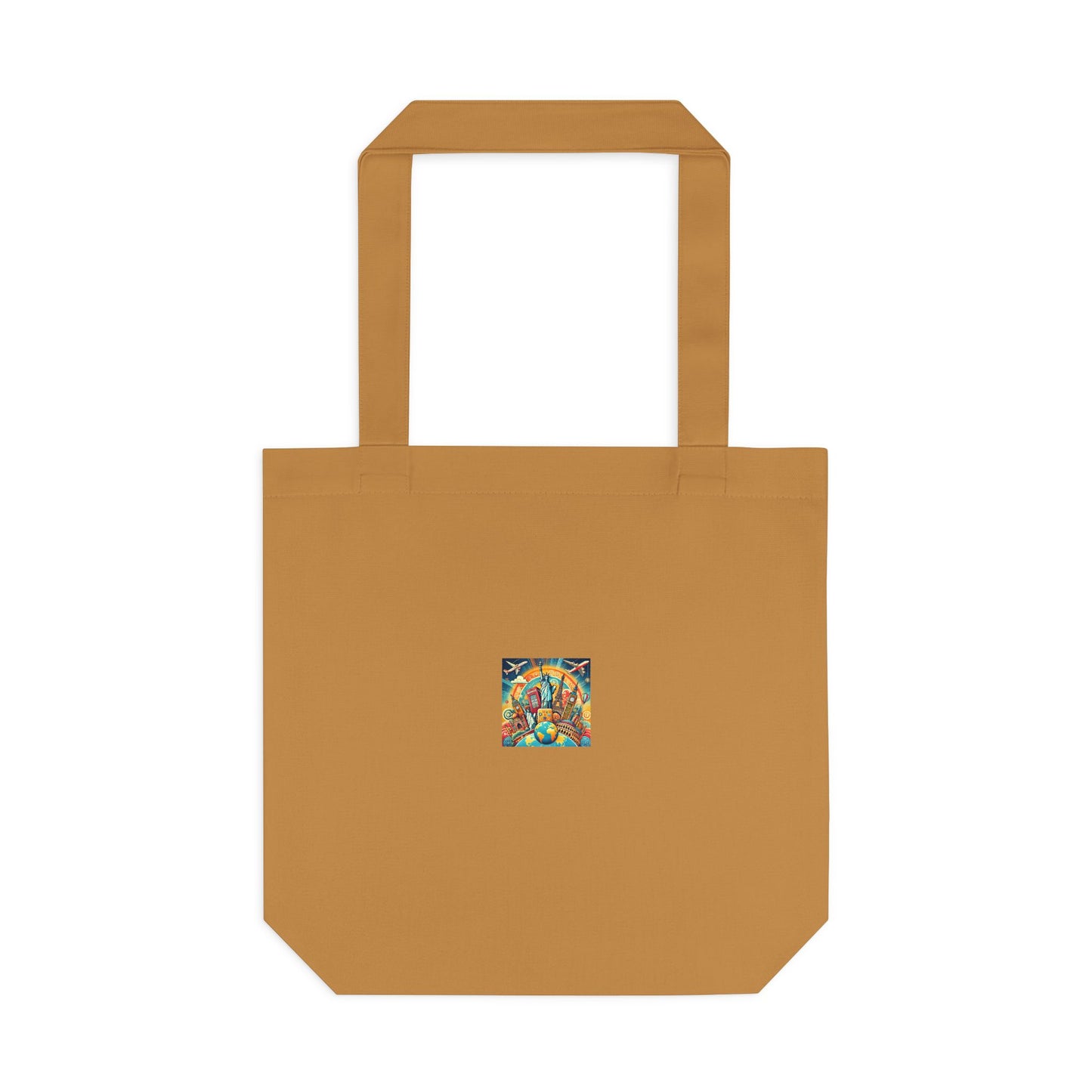 Global Landmark Adventure Collage Landmark Travel Tote Bag