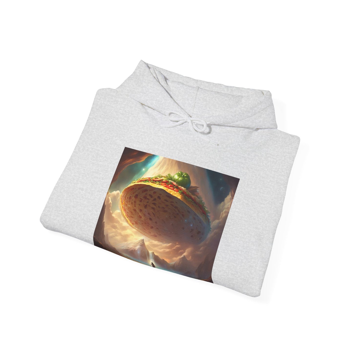 Cosmic Taco UFO Surreal Food Fantasy Art Hoodie