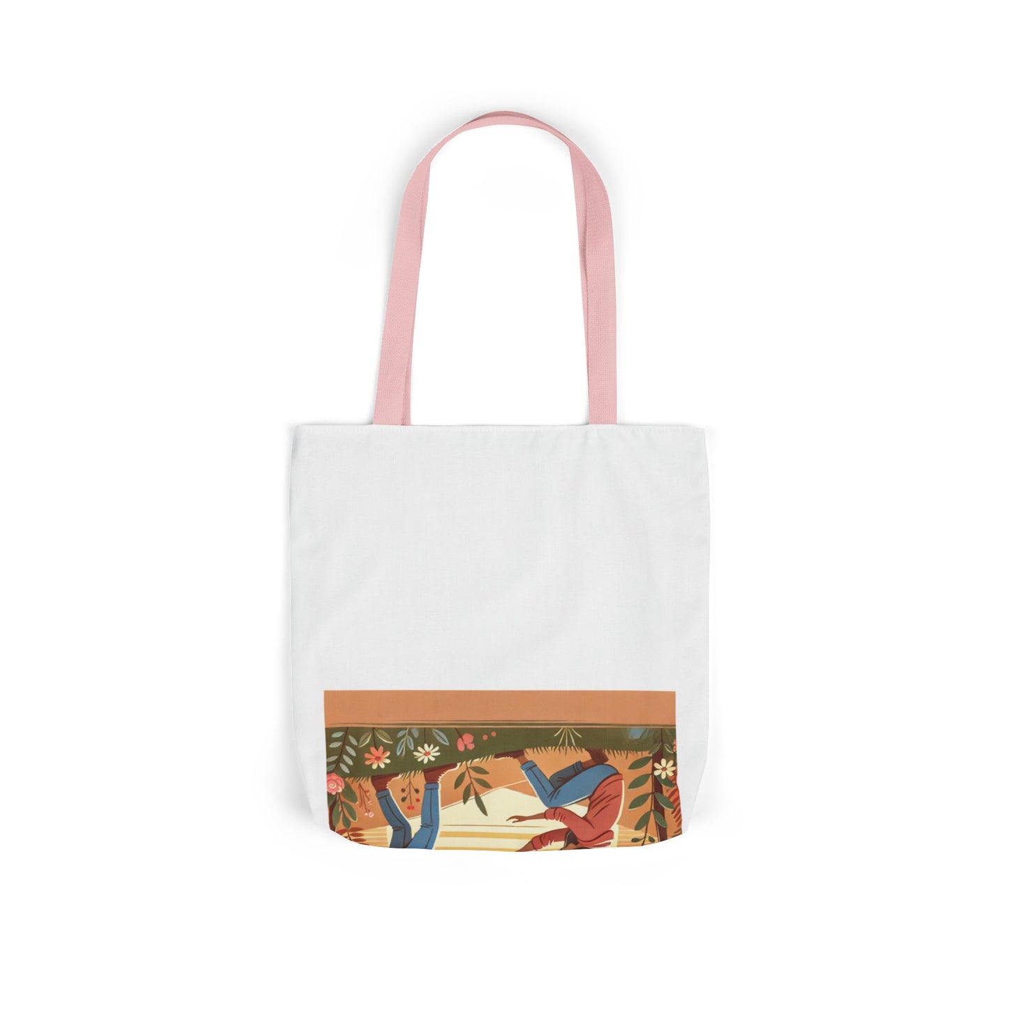 Helping Hands Sunset Garden Canvas Tote Bag