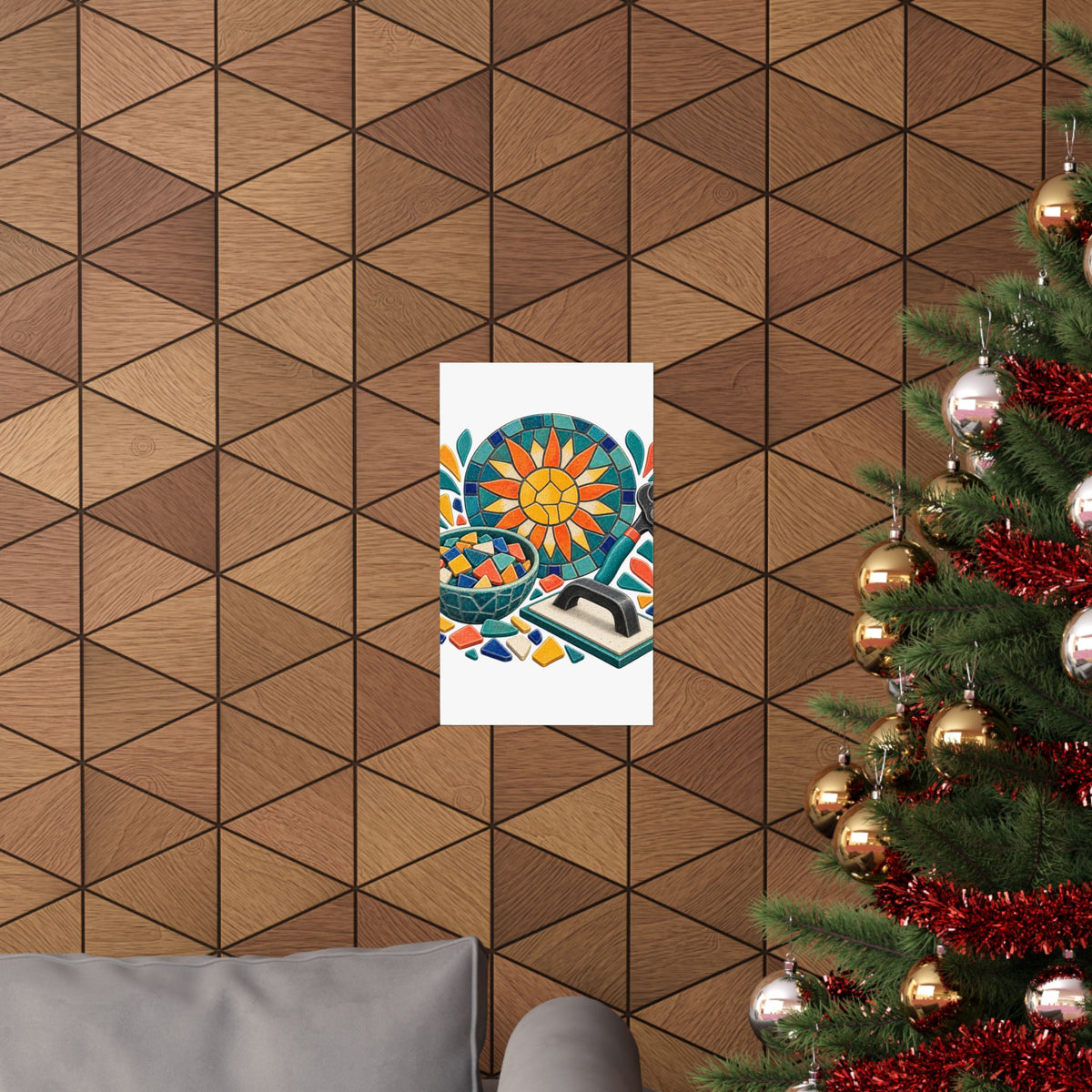 Sunburst Mosaic Making Workshop Poster