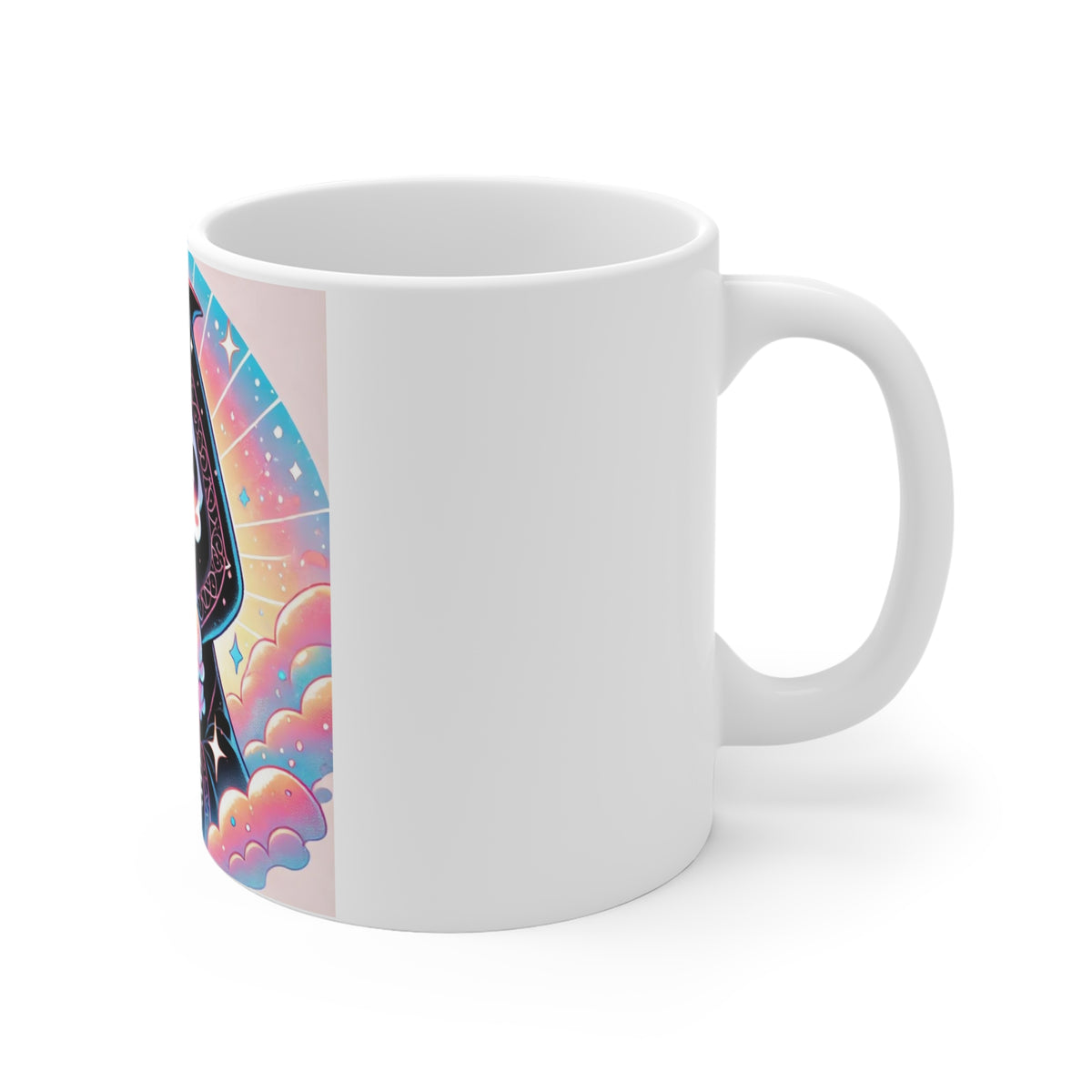 Pastel Grim Reaper Ice Cream Cute Gothic Coffee Mug