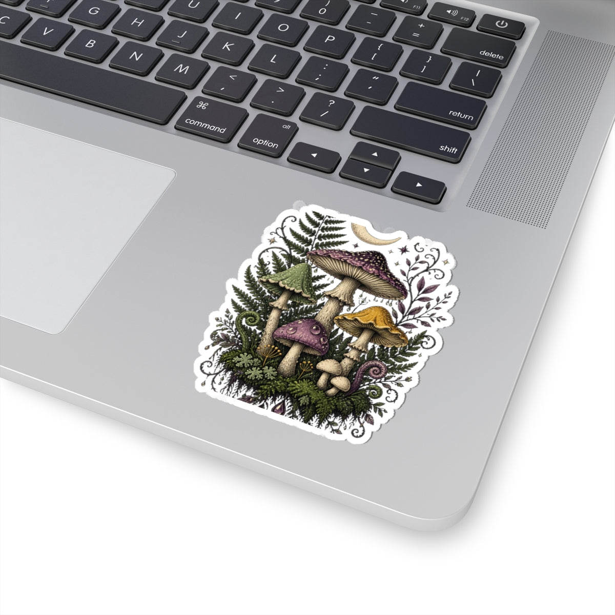 Midnight Mushroom Field Notes Botanical Mushroom Sticker