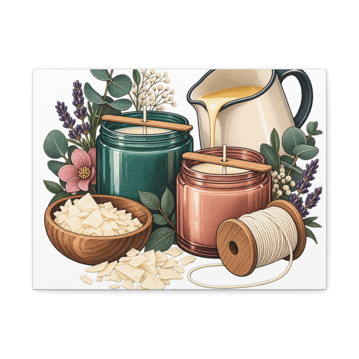 Artisan Candle Making Workshop Canvas
