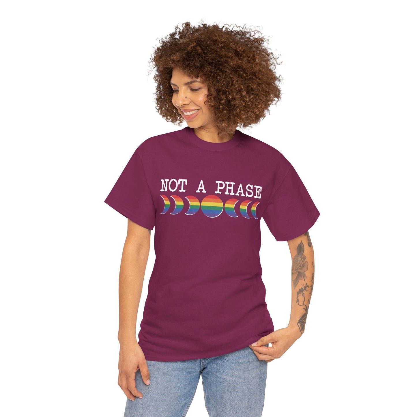 Not A Phase Moon Magic Unisex Cotton Top