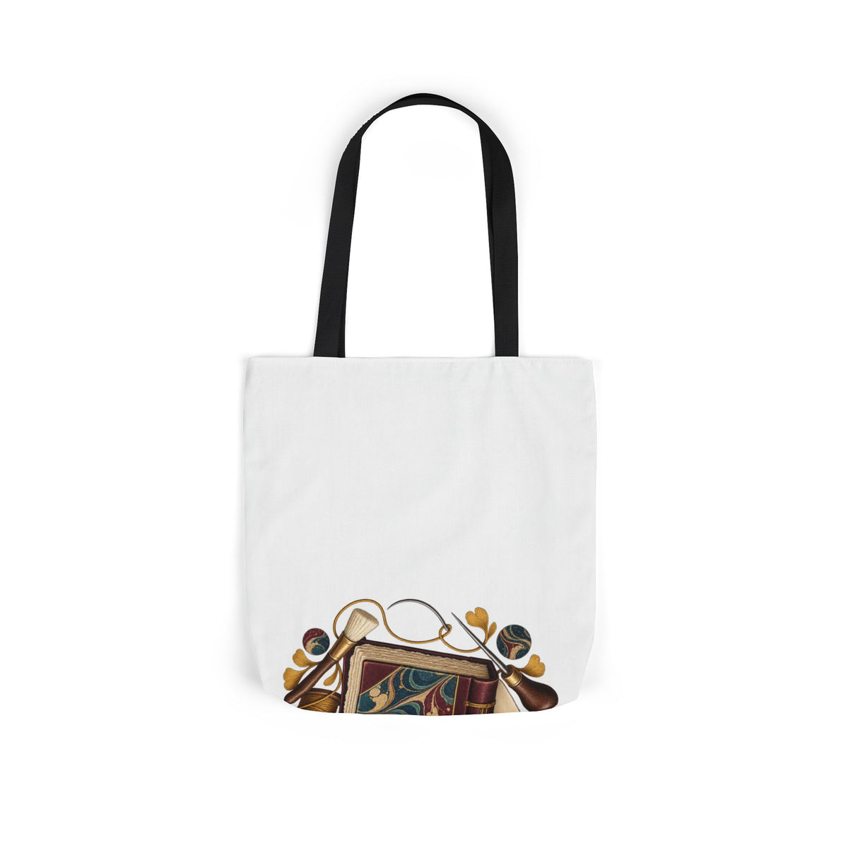 Traditional Marbled Bookbinding Workshop Tote Bag