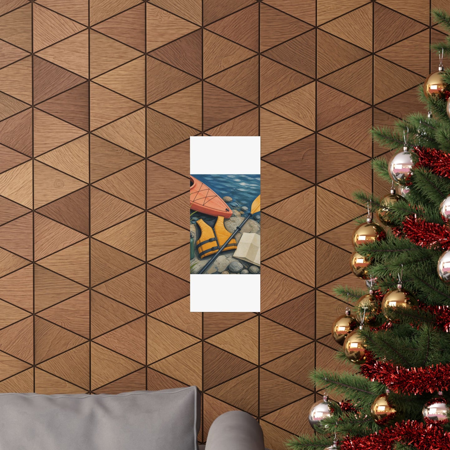 Calm Kayaking Adventure Art Poster