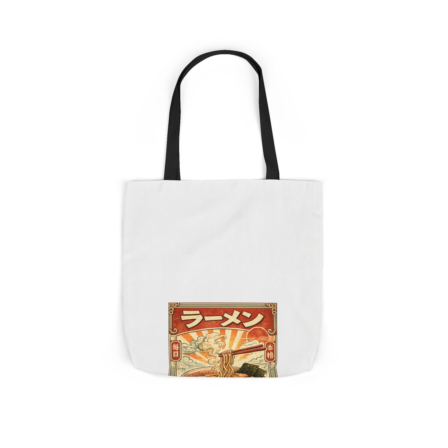 Vintage Ramen Bowl Illustration Tote Bag