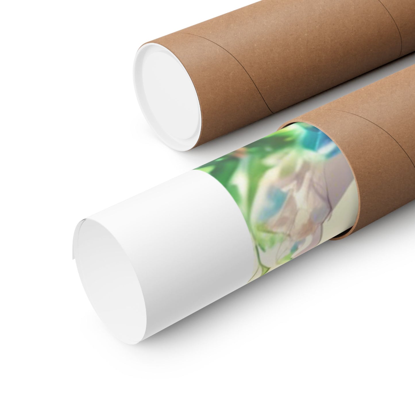 Crystal Bottle Anime Portrait Colorful Wall Poster