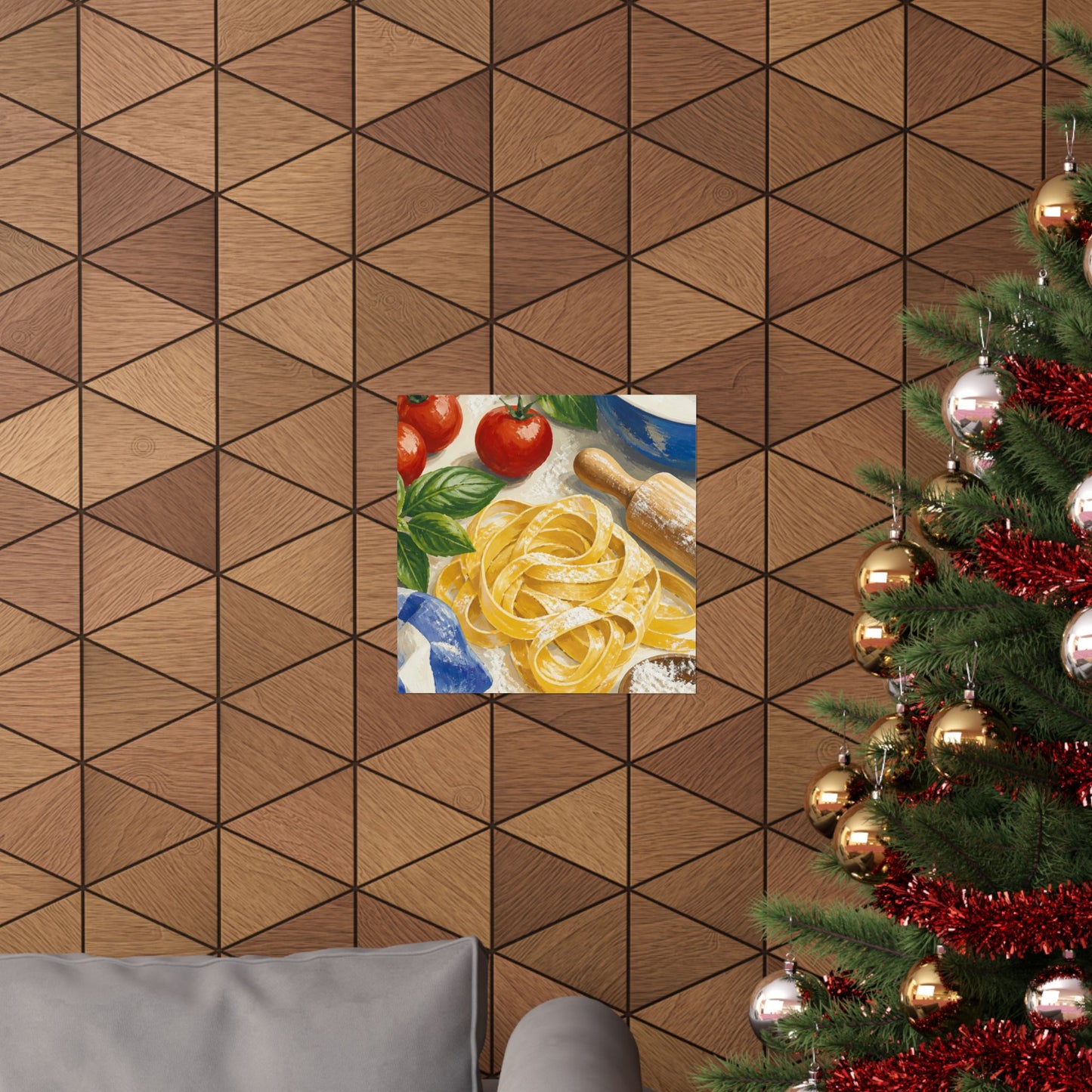 Fresh Pasta Making Kitchen Art Poster