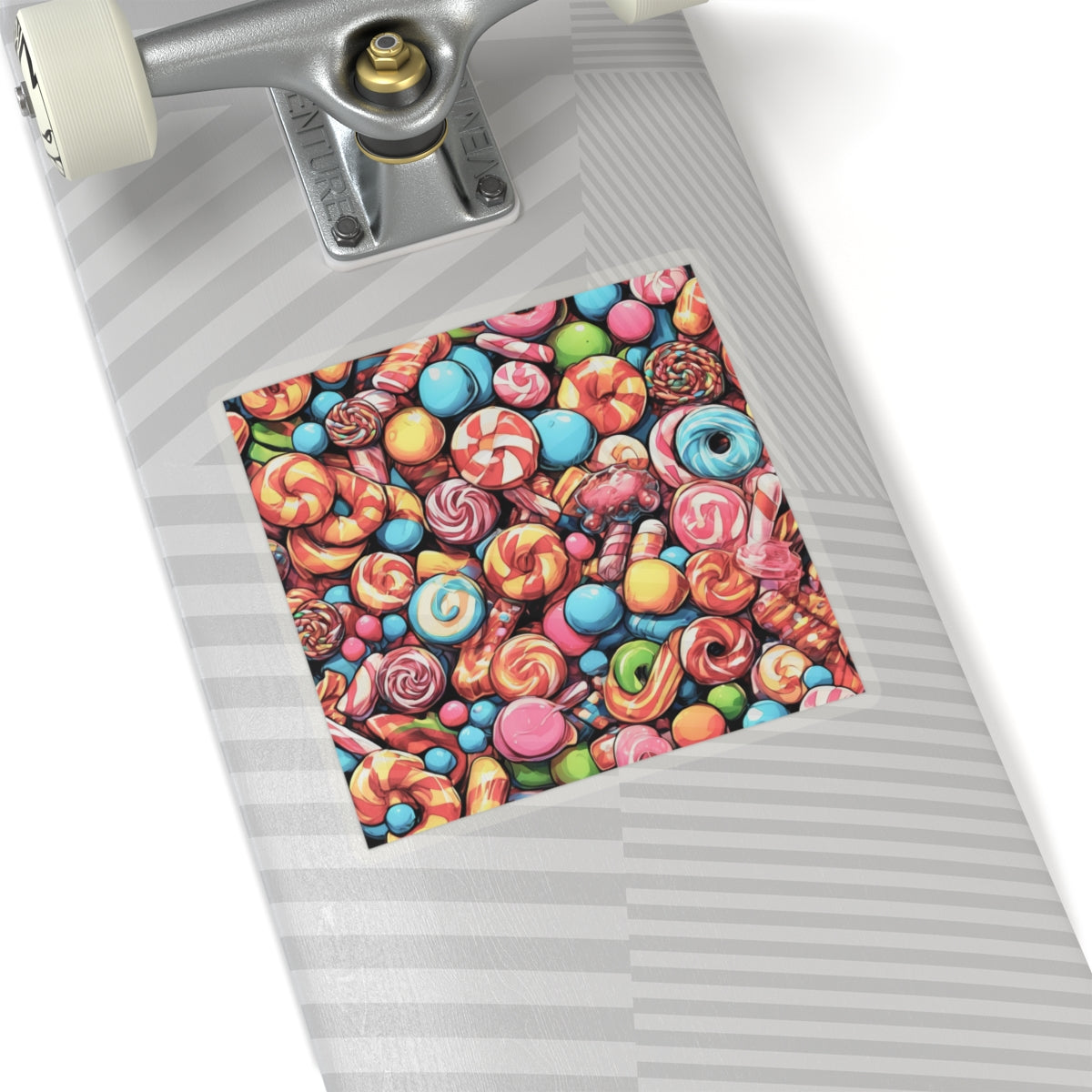 Colorful Candy and Lollipop Pattern Sticker
