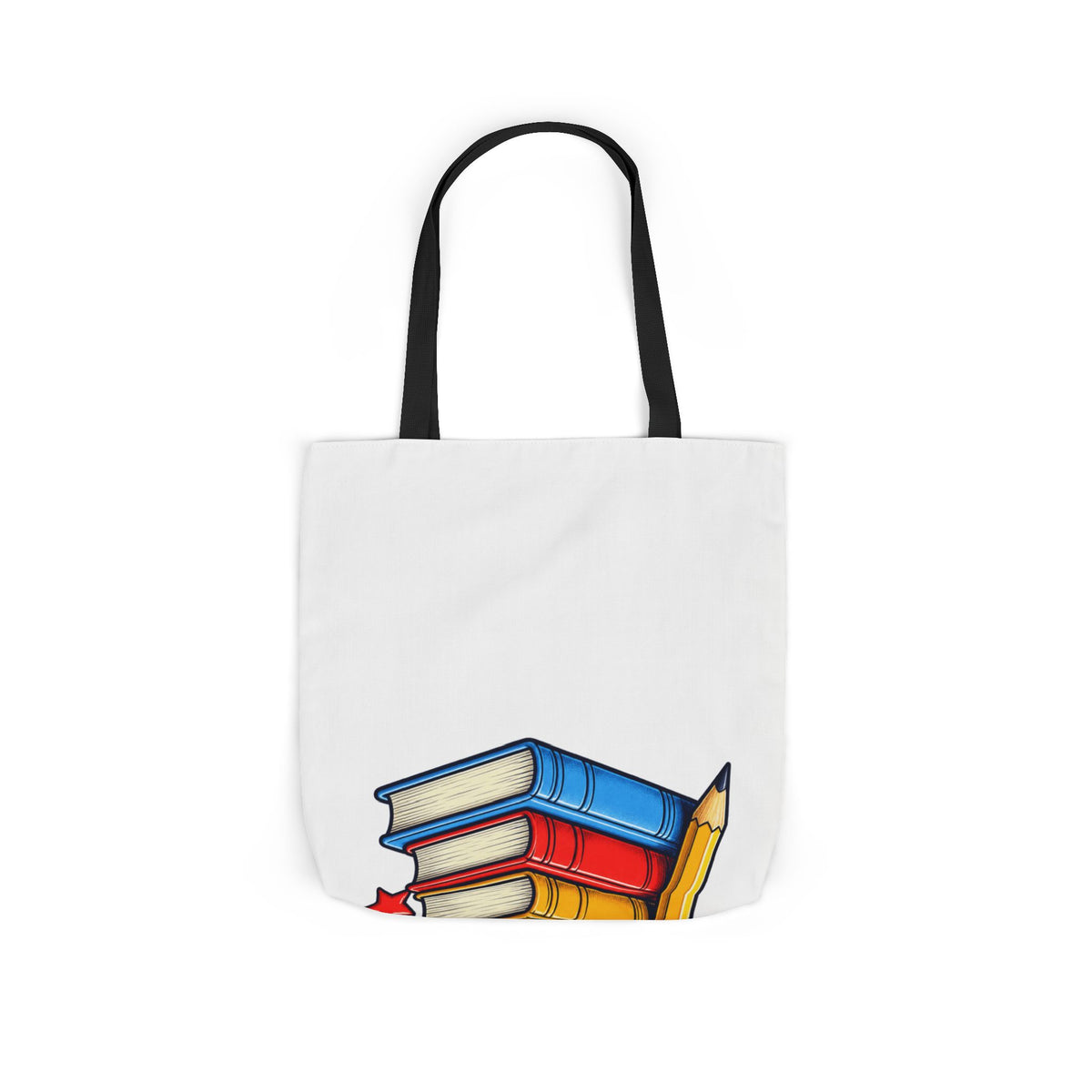 Retro School Books Apple Teacher Appreciation Tote Bag