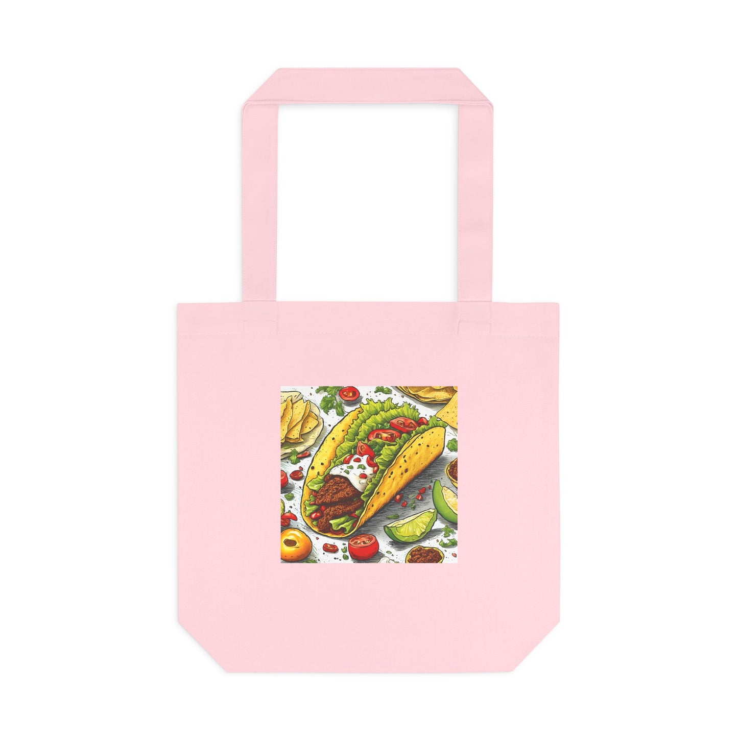 Bold Taco Illustration Foodie Gift Art Tote Bag