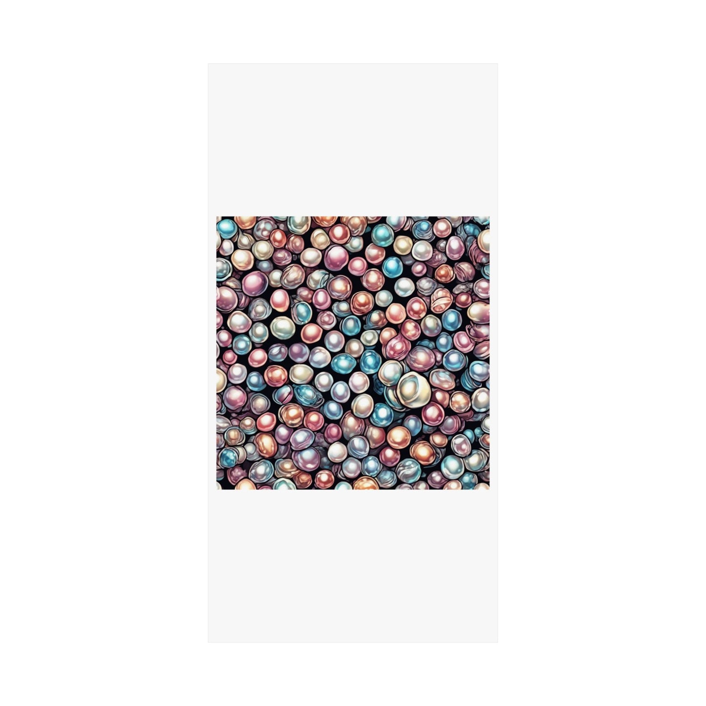 Pearl Bubble Pattern Abstract Gift Art Poster