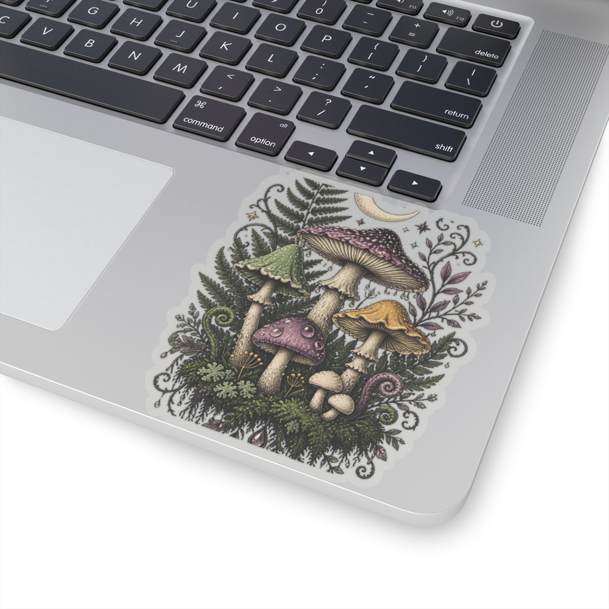 Midnight Mushroom Field Notes Botanical Mushroom Sticker