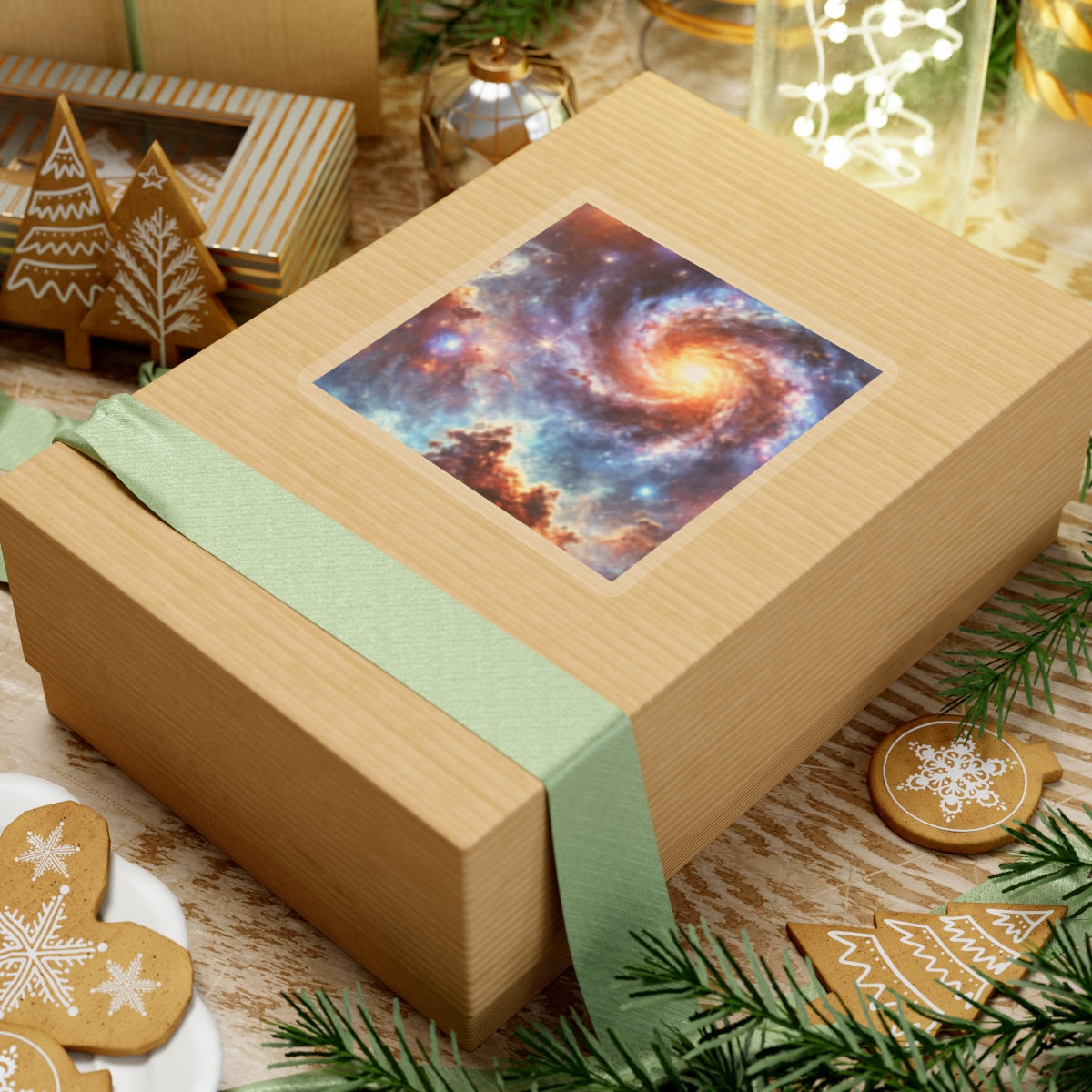 Galaxy Nebula Dreamscape Abstract Space Sticker for Laptop