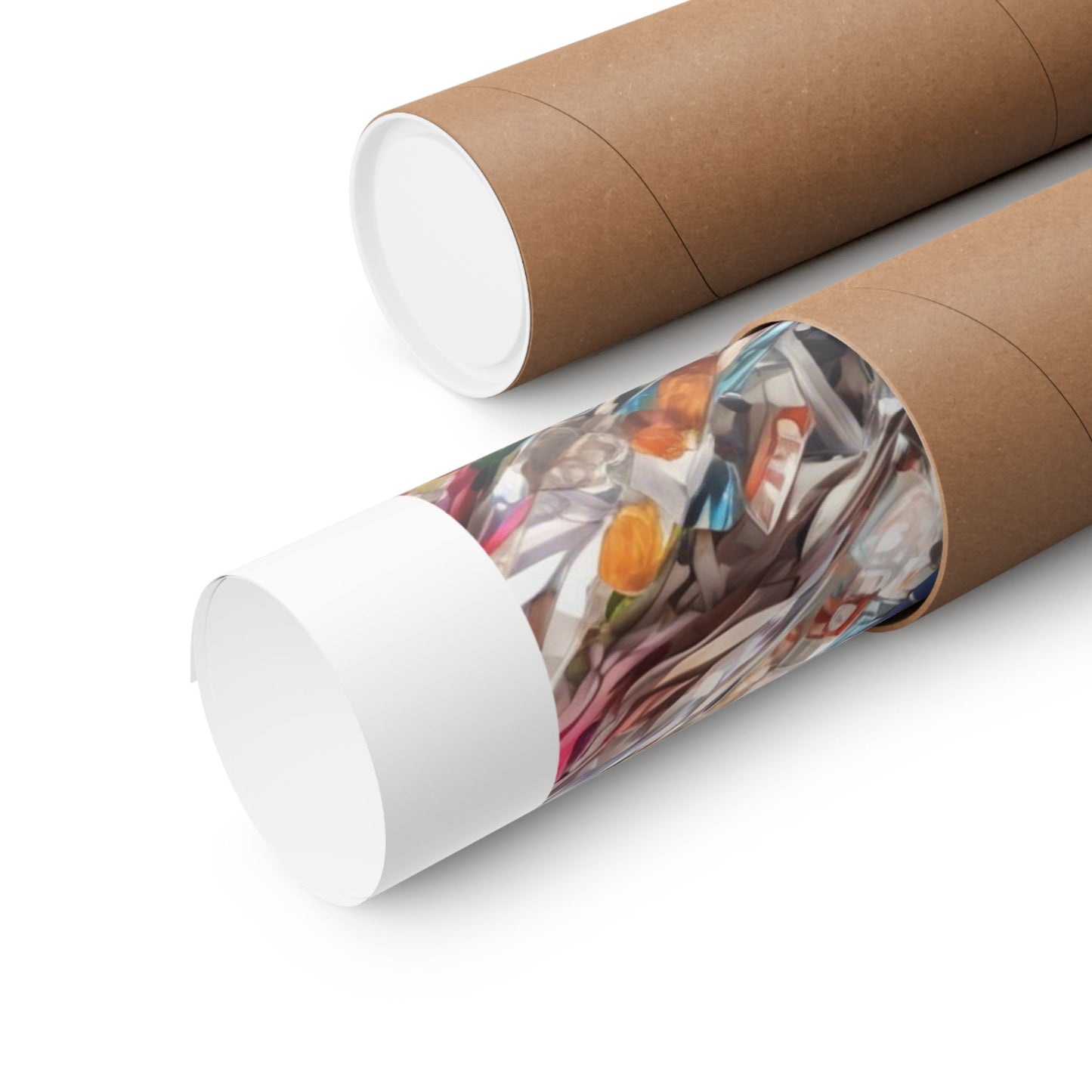 Recycling Day Anime Schoolgirl Eco Street Art Poster
