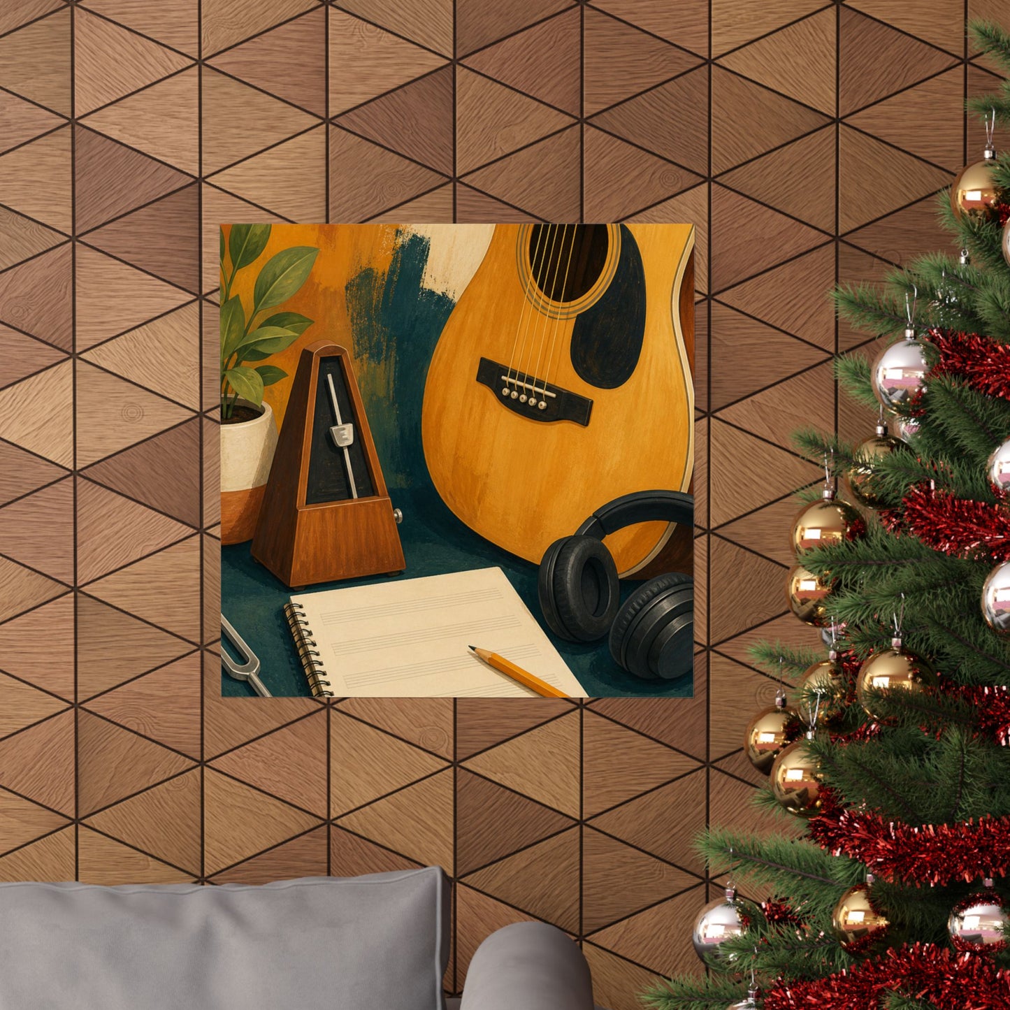 Warm Music Practice Hobby Poster