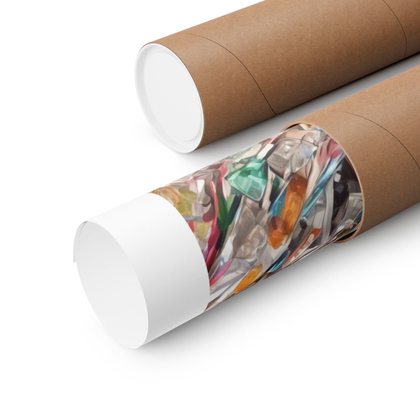 Recycling Day Anime Schoolgirl Eco Street Art Poster