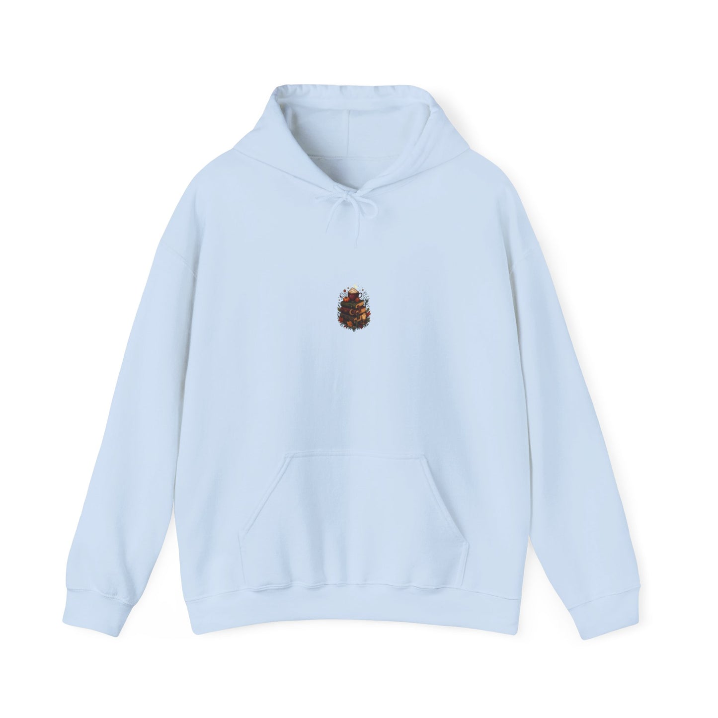 Autumn Library Latte Stack Book Lover Hoodie