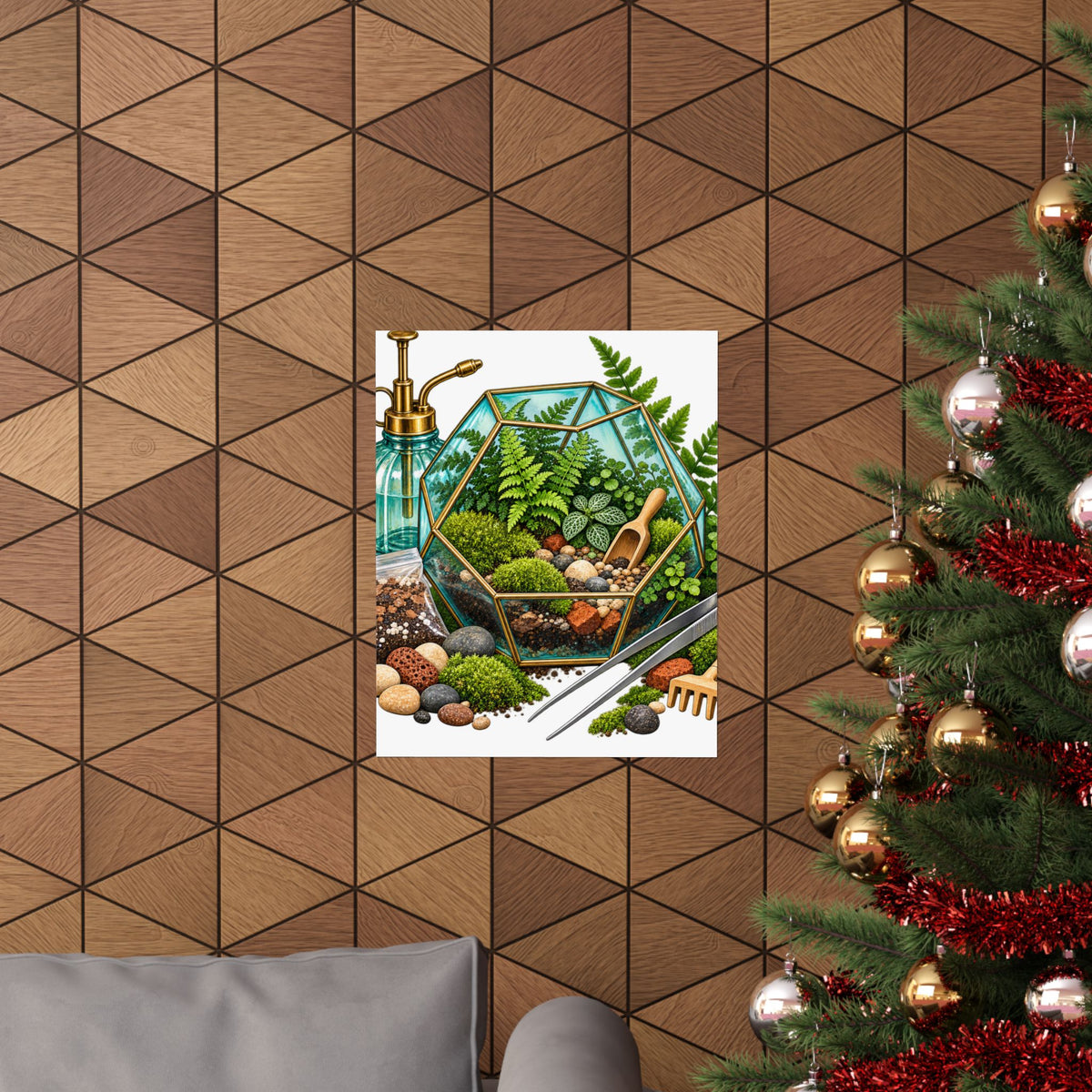 Fern Terrarium Building Workshop Poster