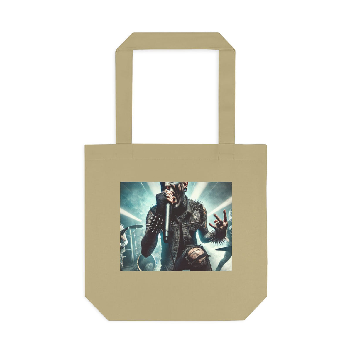 Punk Rock Vocalist Stage Energy Music Tote Bag