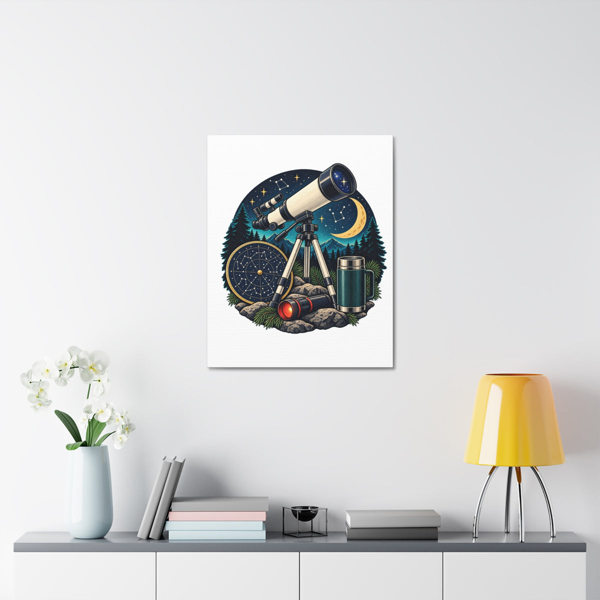 Backyard Stargazing Workshop Canvas