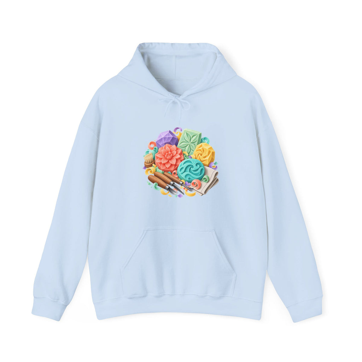 Colorful Soap Carving Workshop Hoodie