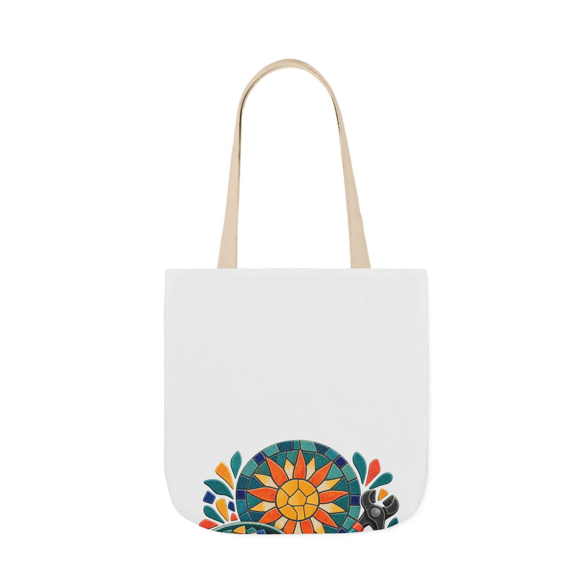 Sunburst Mosaic Making Workshop Tote Bag