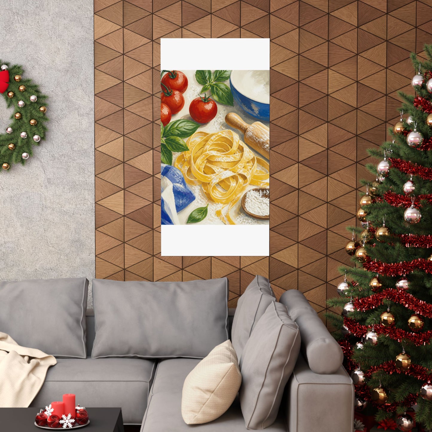 Fresh Pasta Making Kitchen Art Poster