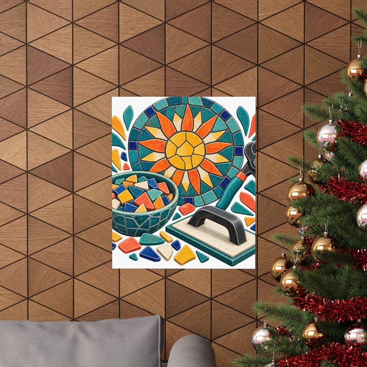 Sunburst Mosaic Making Workshop Poster