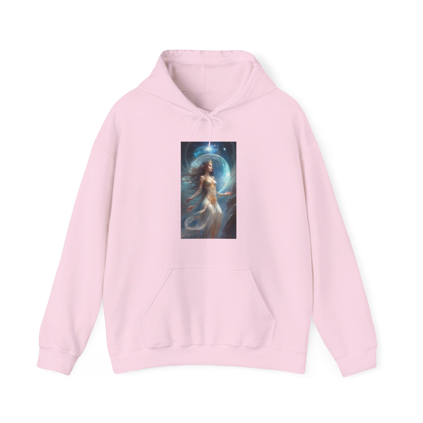 Lunar Celestial Queen Fantasy Portrait Hoodie