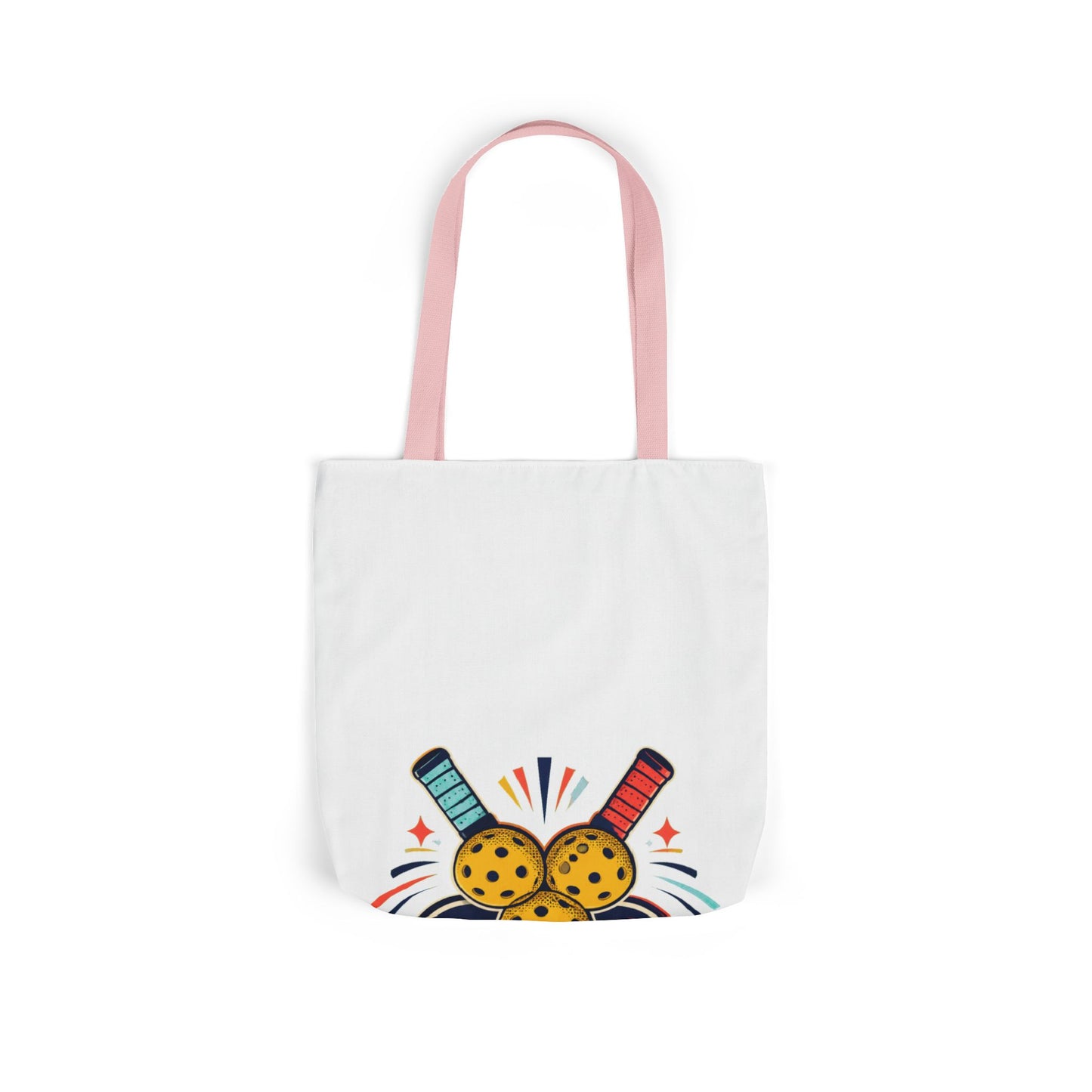 Retro Pickleball Paddles Recreational Sports Tote Bag