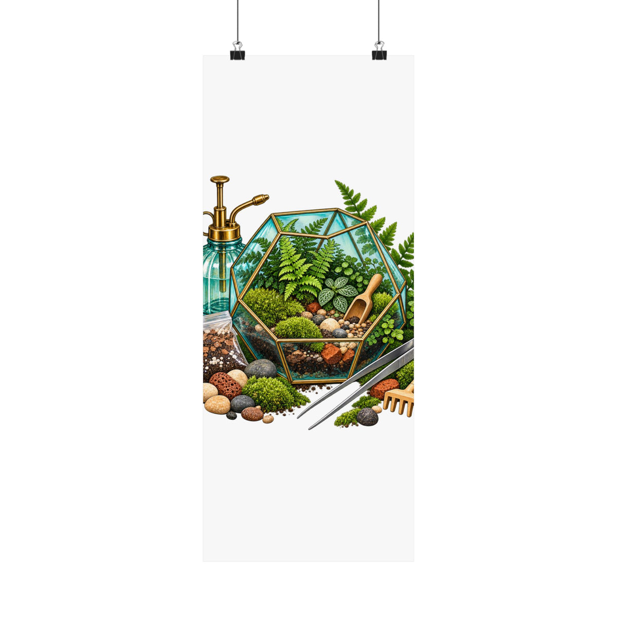Fern Terrarium Building Workshop Poster