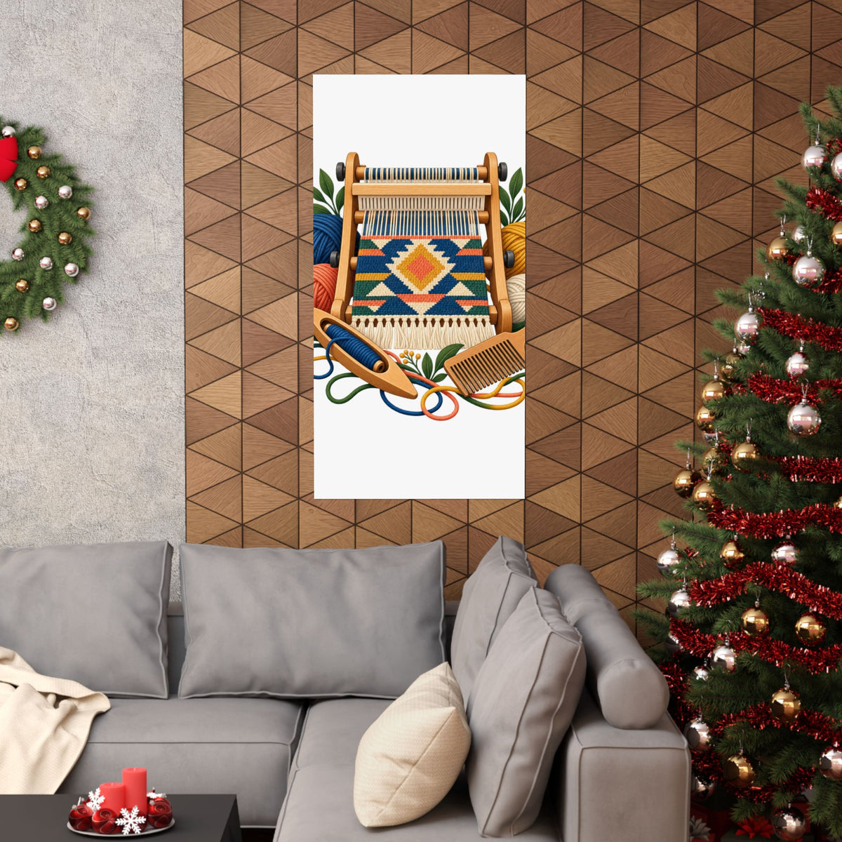 Geometric Hand Weaving Workshop Poster