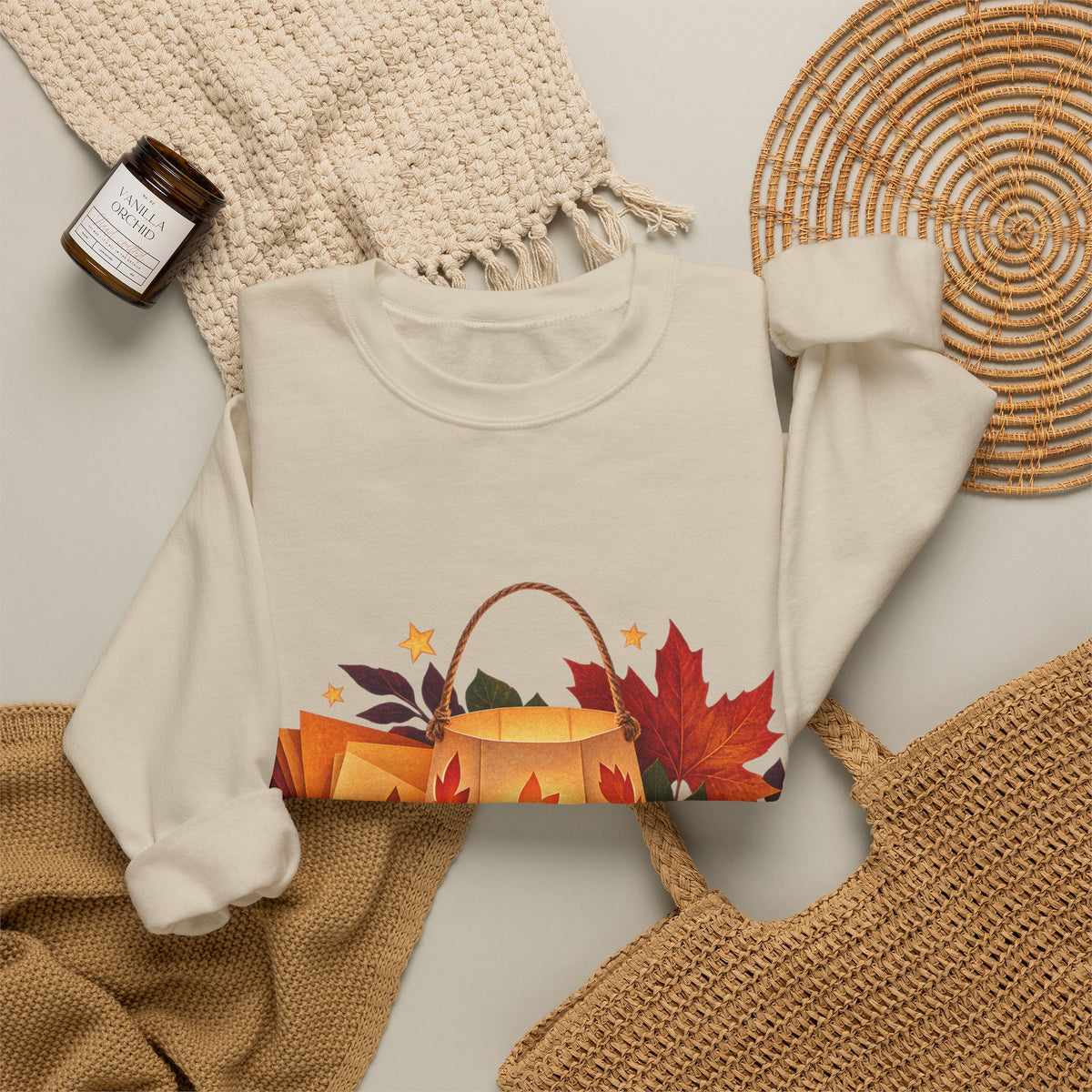 Autumn Lantern Making Workshop Sweatshirt