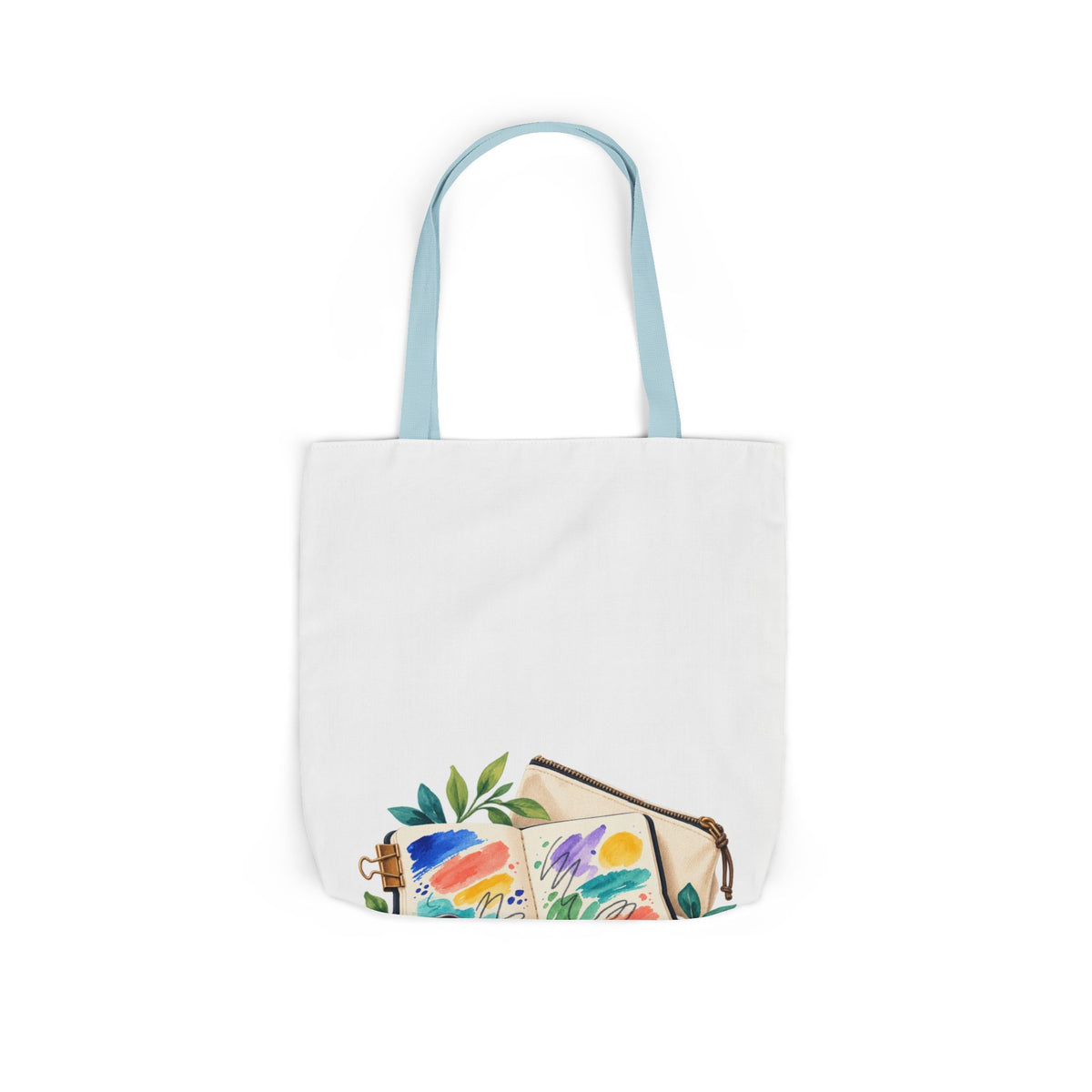 Colorful Urban Sketching Travel Kit Tote Bag