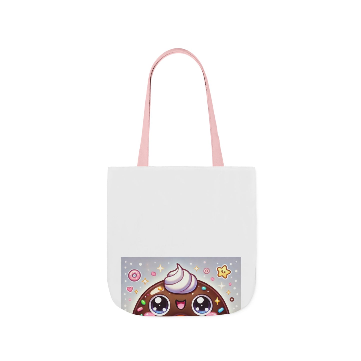 Kawaii Chocolate Donut Cute Dessert Art Tote Bag