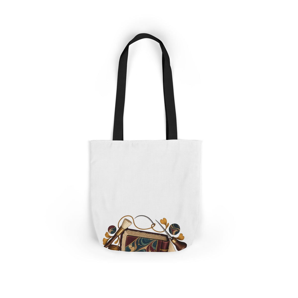 Traditional Marbled Bookbinding Workshop Tote Bag