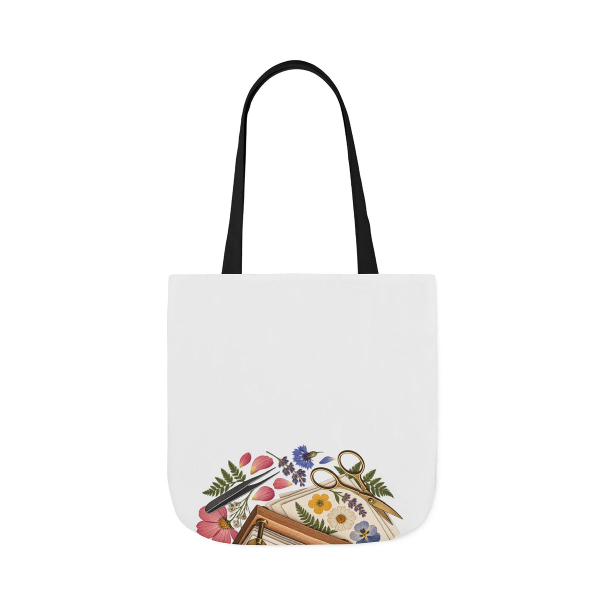 Botanical Flower Press Workshop Tote Bag