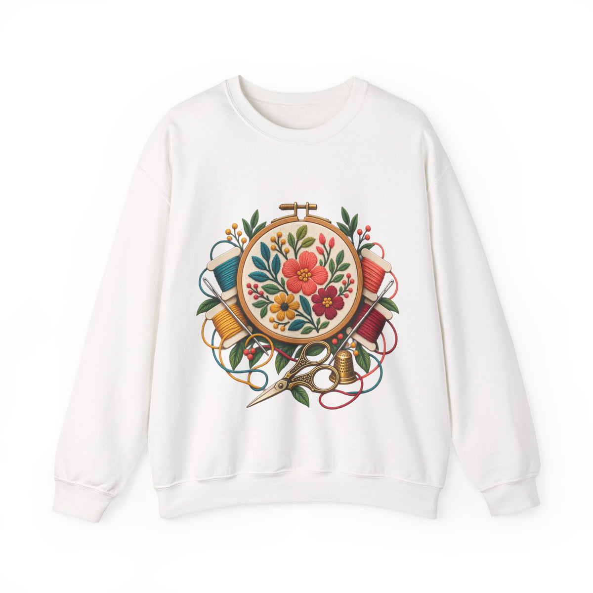 Botanical Embroidery Workshop Sweatshirt